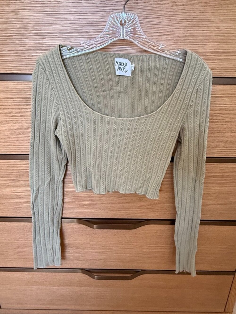 Princess Polly Knit Crop Long Sleeve